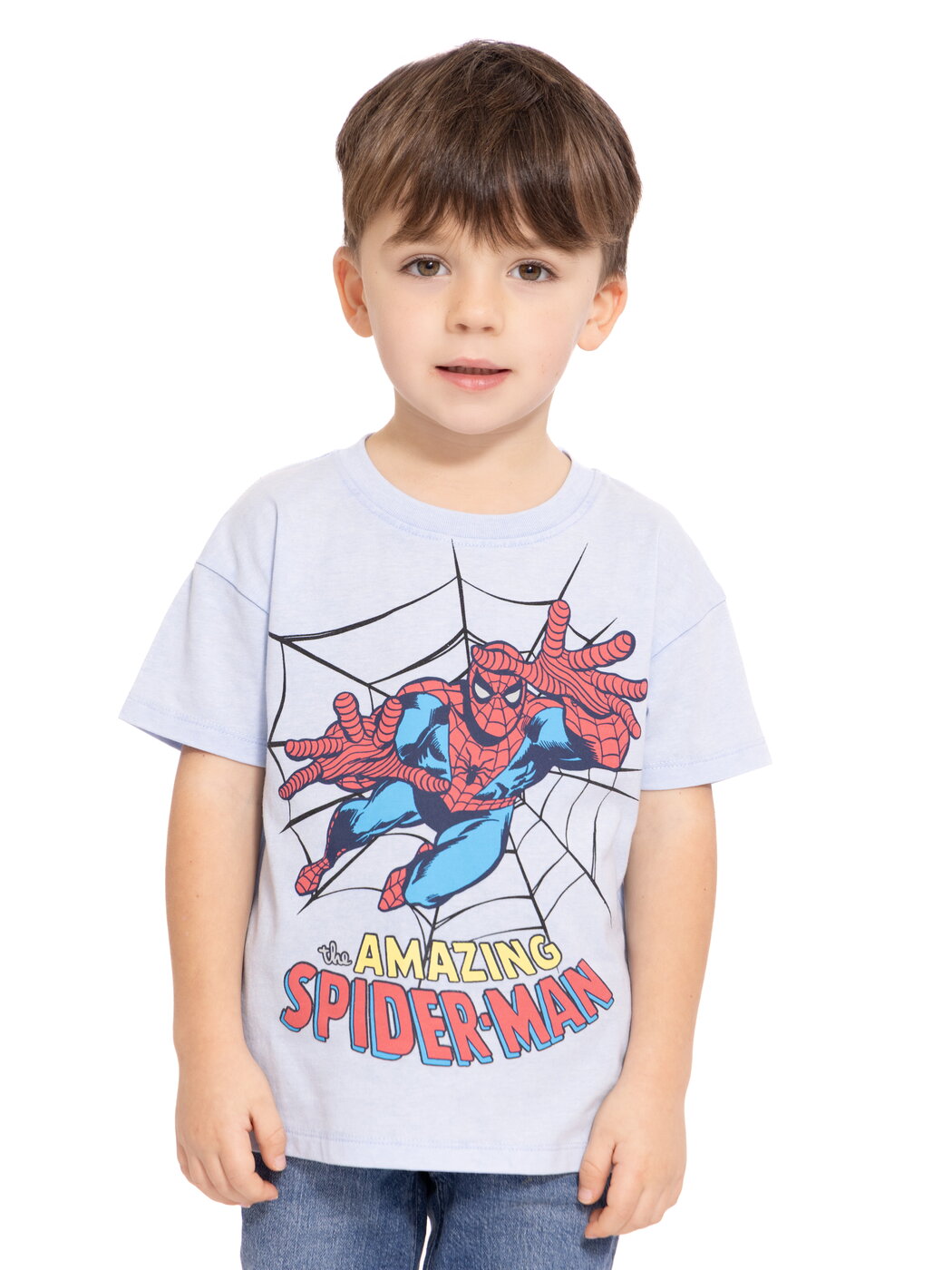 Marvel Homem-Aranha T-shirt Estampada para Criança - Azul