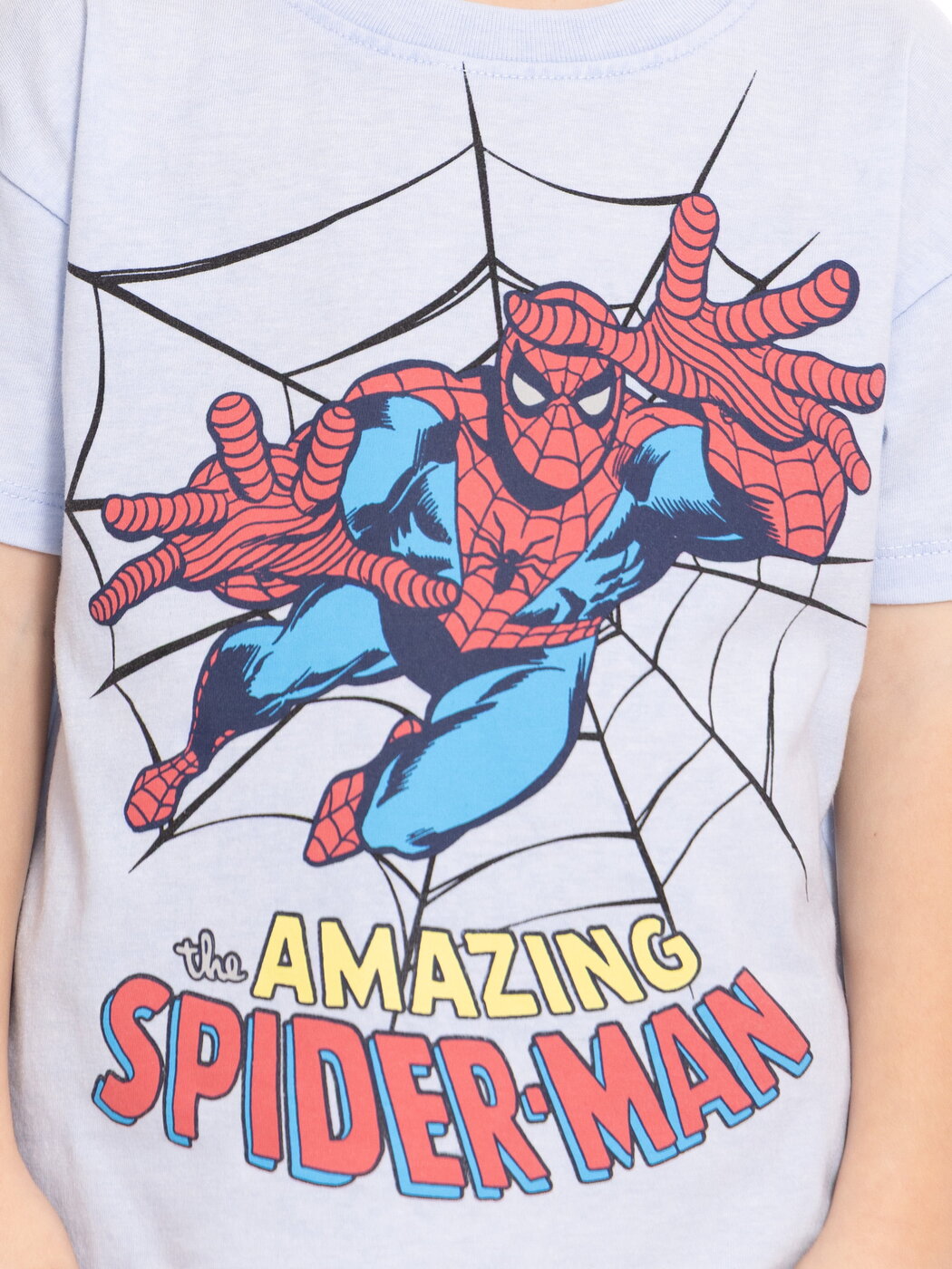 Marvel Homem-Aranha T-shirt Estampada para Criança - Azul