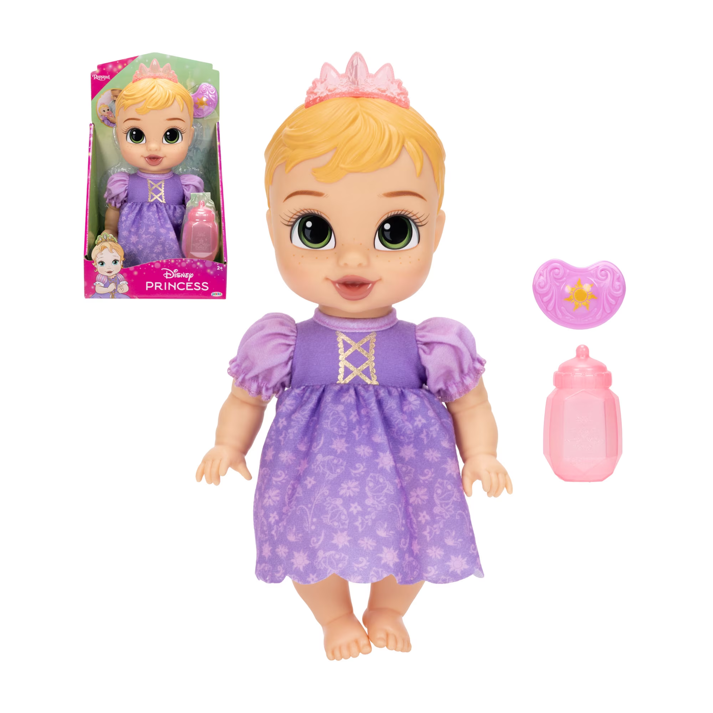 Disney Princesas Boneca Bebé Rapunzel Macia