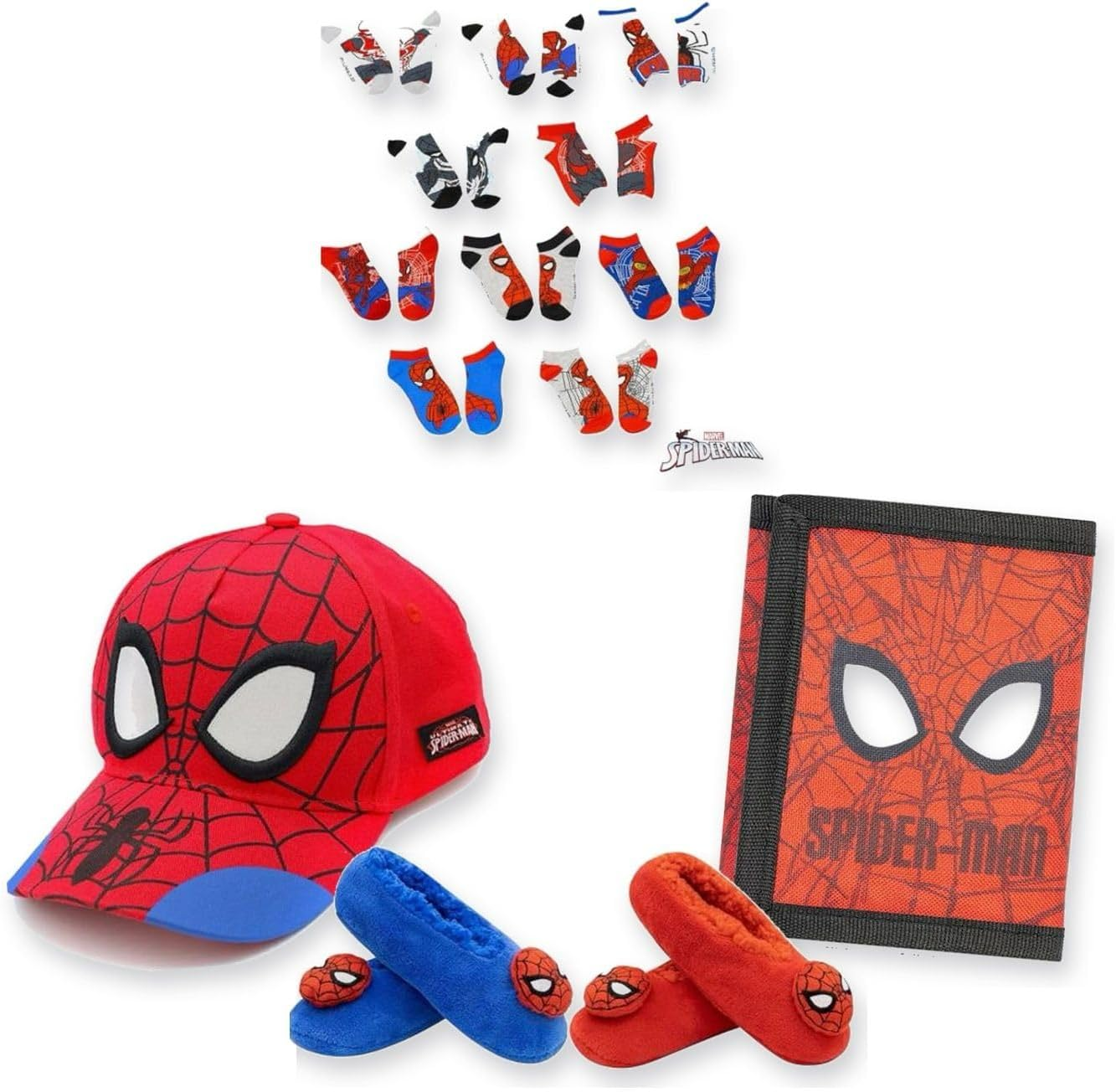 Marvel Spider-Man Casquette 3D pour Garçon Rouge/Bleu
