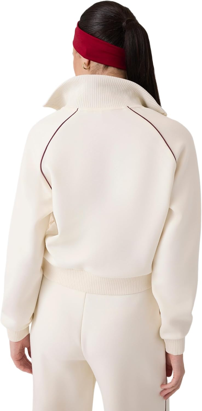 GUESS Casaco Modal Fecho Frontal Creme Baunilha