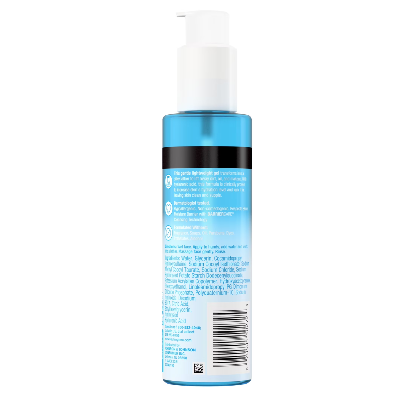 Neutrogena Hydro Boost Gel Limpeza Facial Hidratante 163 ml