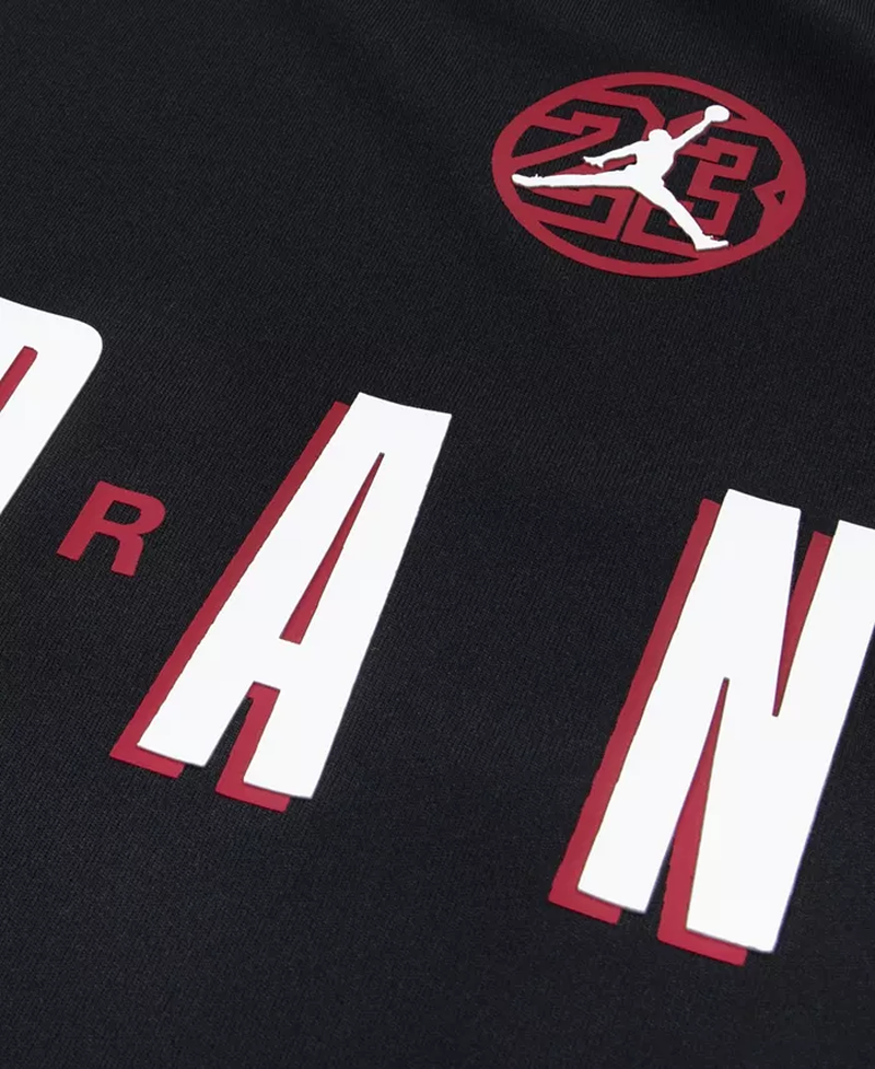 Air Jordan T-shirt Rapaz Jersey Blocos de Cor Preta S