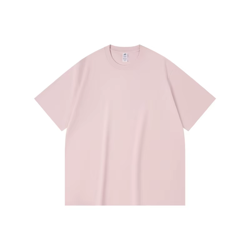 Wholesale Custom Pure Cotton T-Shirt - plus Size Men Women O-Neck Short Sleeve Solid Color Summer Sports Casual Daily Wear