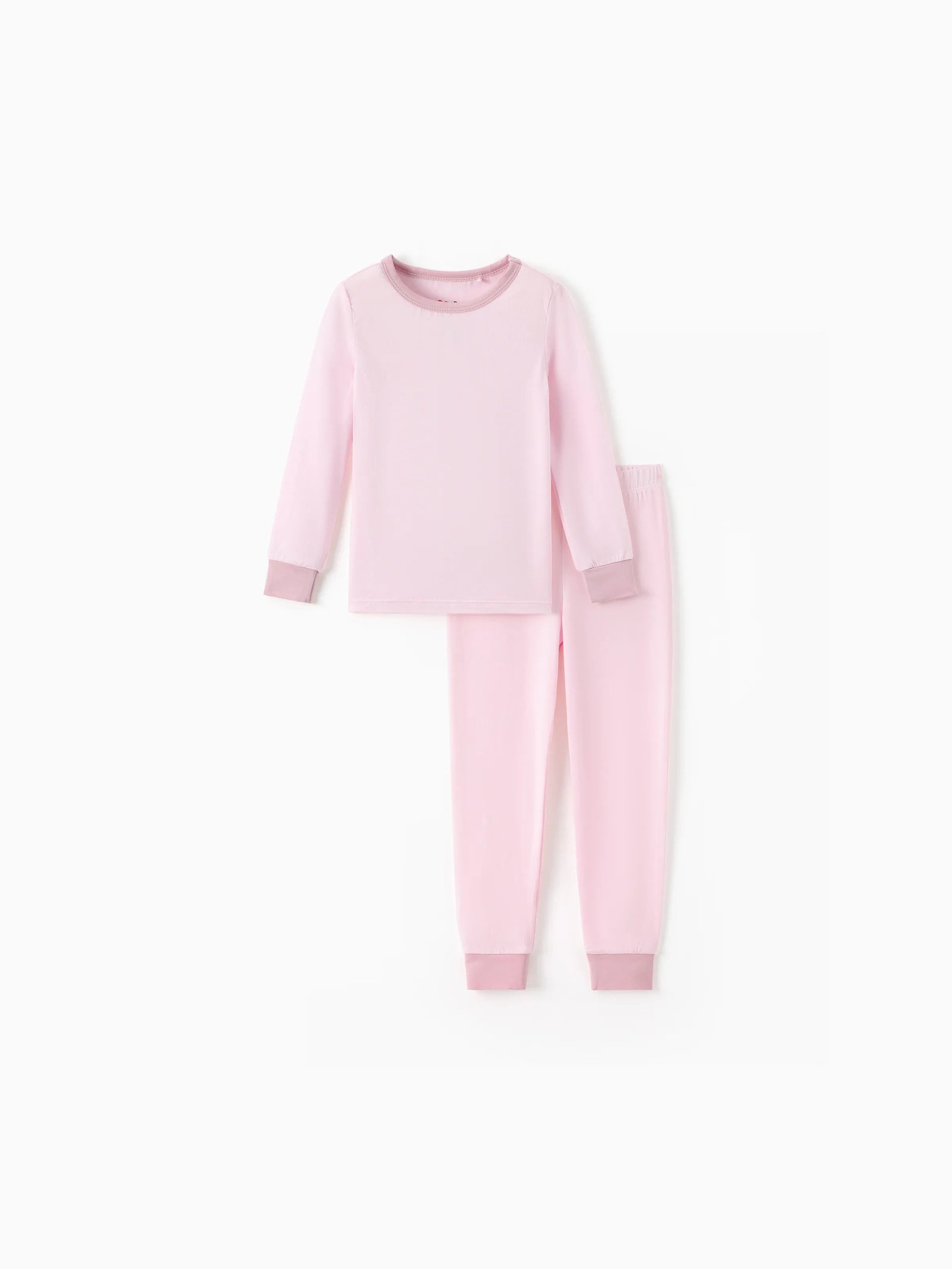 Baby 2-Piece Tencel Modal Pajamas Set for Girls / Boys ( Snug-Fitting ) Pink