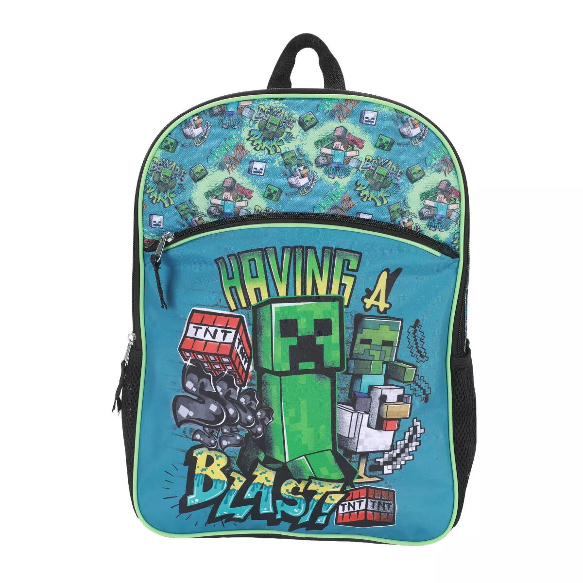 Minecraft Mochila Escolar 40 cm - Verde