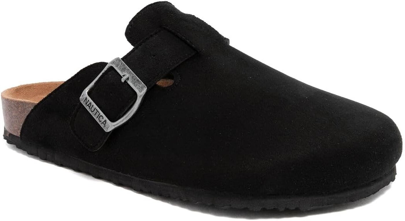Nautica Sandália Tamanco Cortiça Fivela Ajustável Preto EU 41