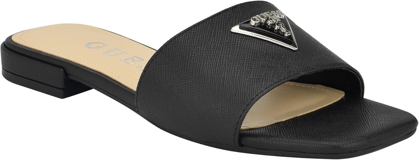 Guess Tamsea Sandália Rasa Mulher Preto