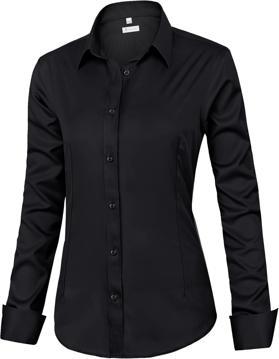 Siliteelon Camisa Mulher Clássica com Botões
