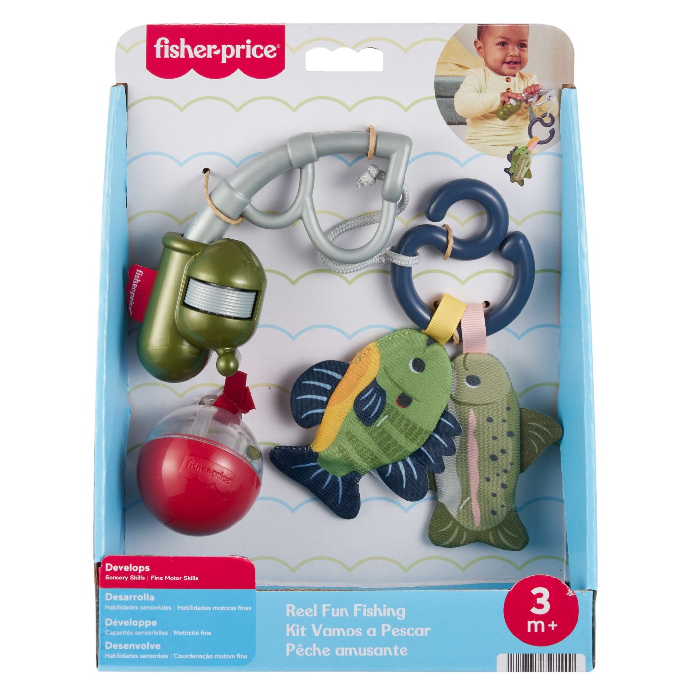Fisher-Price Mini Me Moments Ensemble de Pêche 4 Jouets Bébé