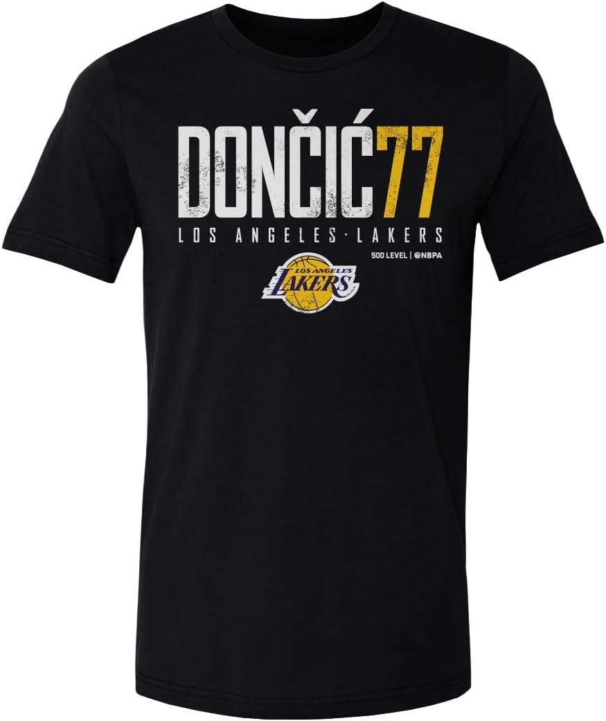 500 LEVEL Camiseta NBA Luka Dončić Los Angeles Lakers Algodão Homem