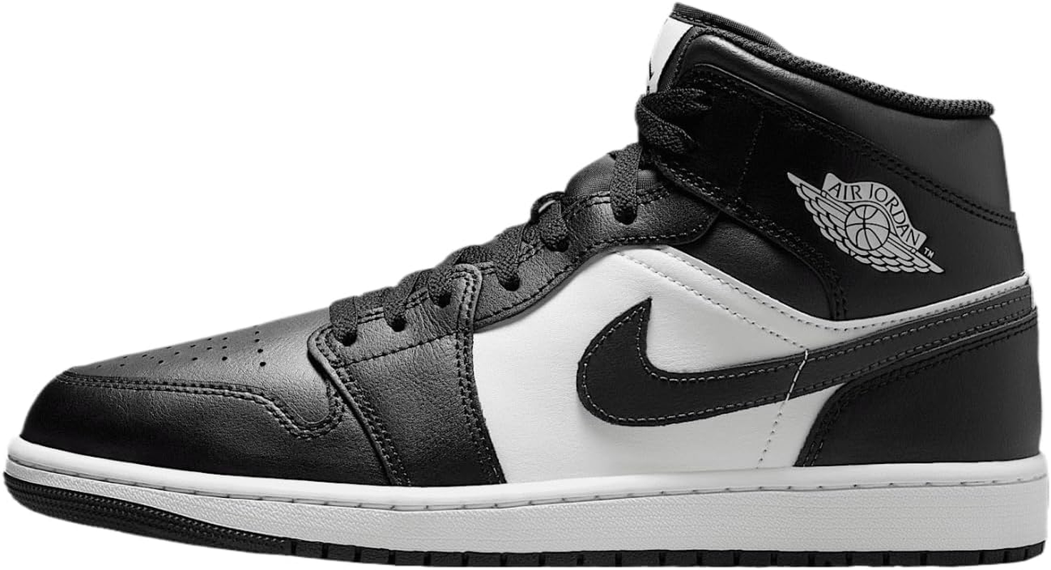 Nike Air Jordan 1 Mid Sapatilhas Homem Black/Summit White/Off Noir EU 44