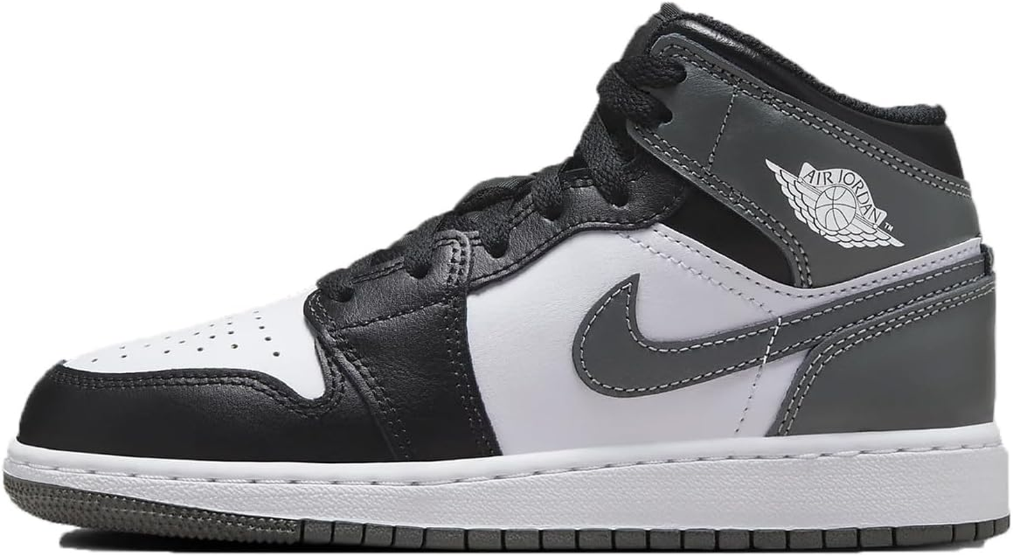 Nike Air Jordan 1 Mid Júnior Pink Foam/White-Fire Red EU 37.5