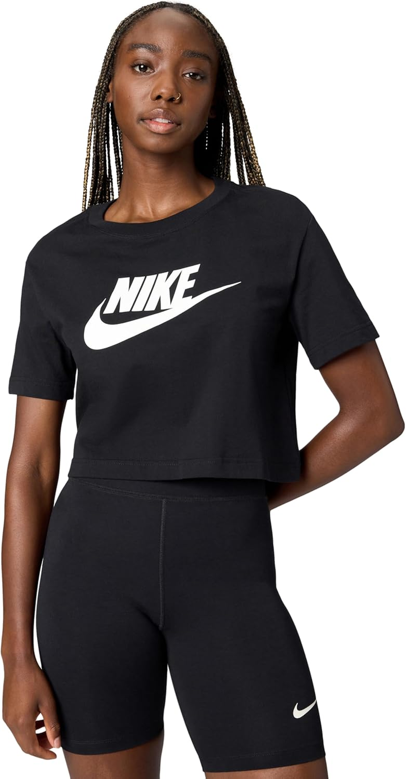 Nike Sportswear Essential T-Shirt Cropped Mulher Logótipo