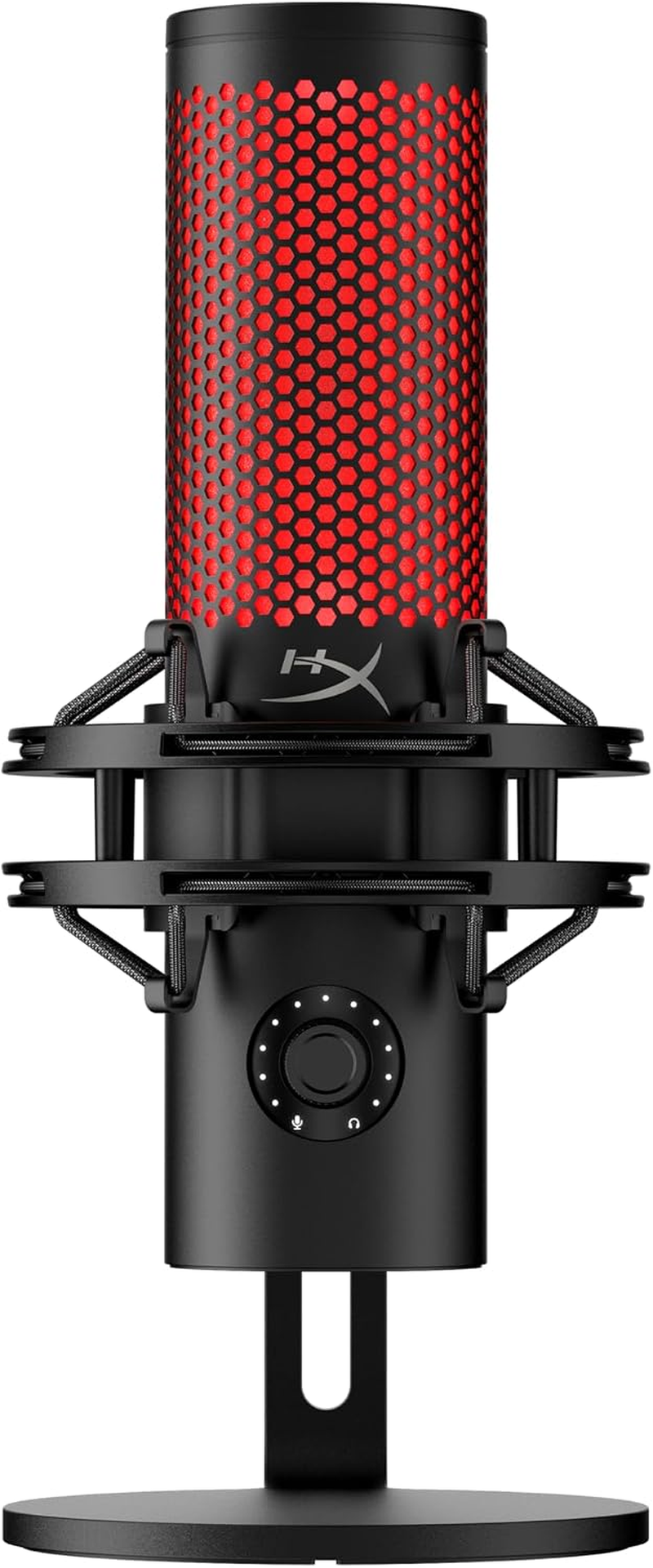 HyperX QuadCast 2 Microfone USB Gaming Streaming Podcast Preto PS5 PS4