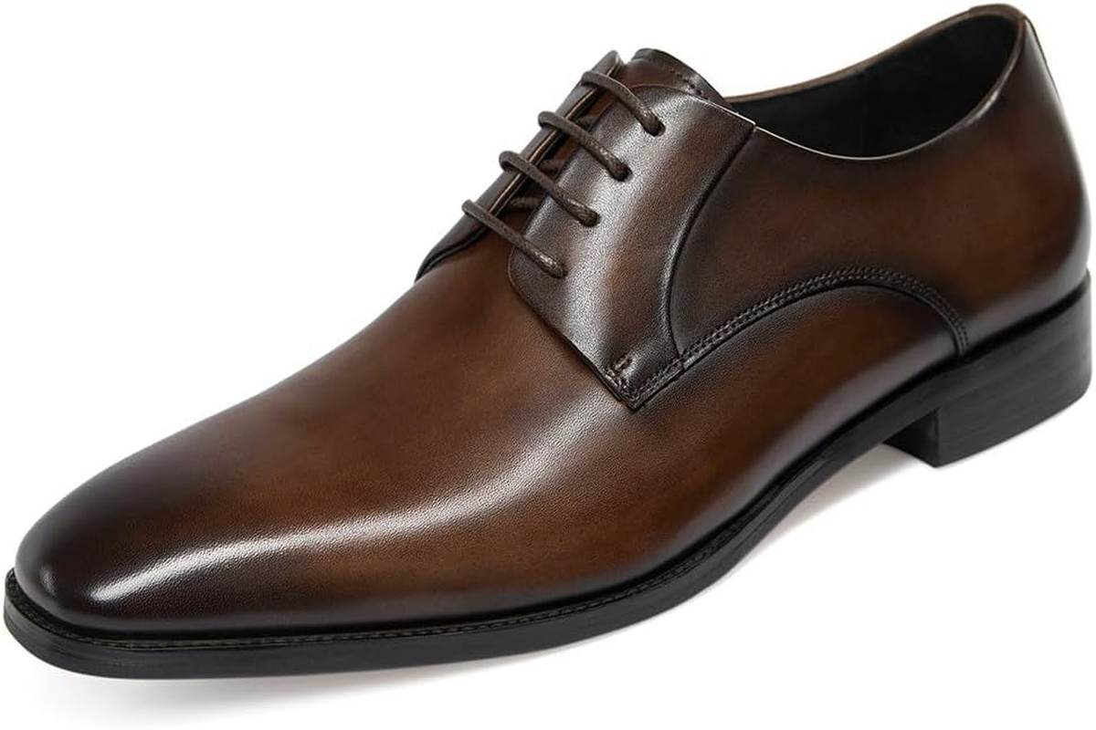 Oxford Sapatos Formais GIFENNSE Pele Atacadores Homem Preto 42