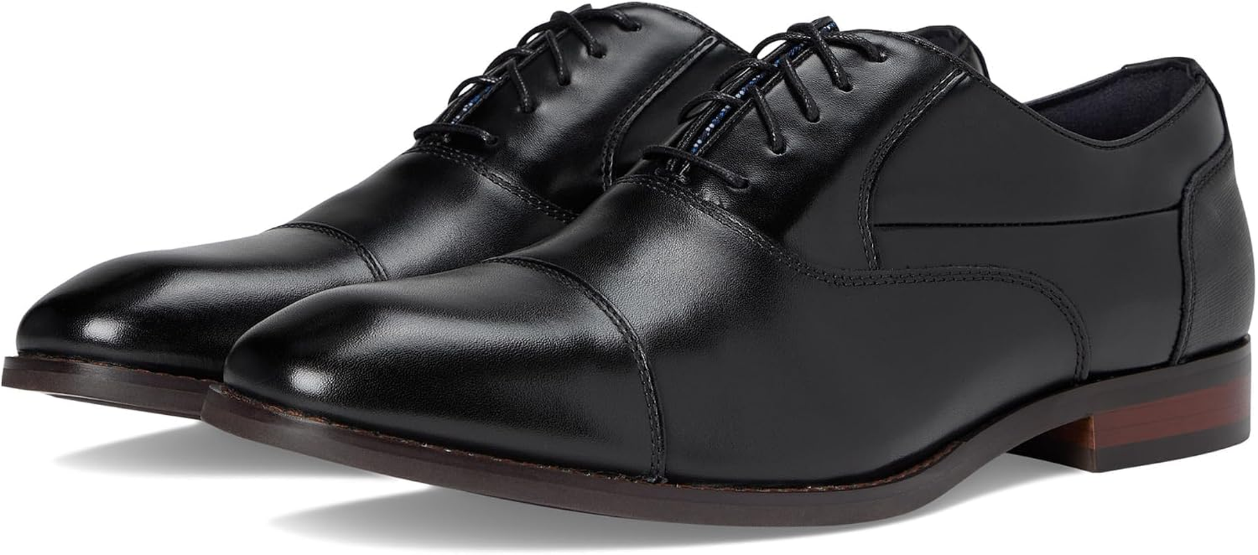 Stacy Adams Sapato Oxford Kallum Cap Toe Homem Preto 25568-020