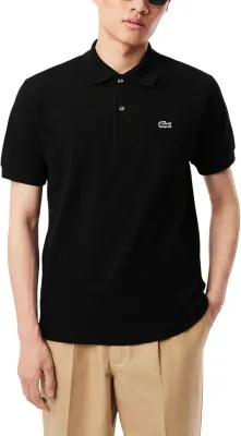 Lacoste Polo Original L.12.12 Piqué Algodão Homem Preto