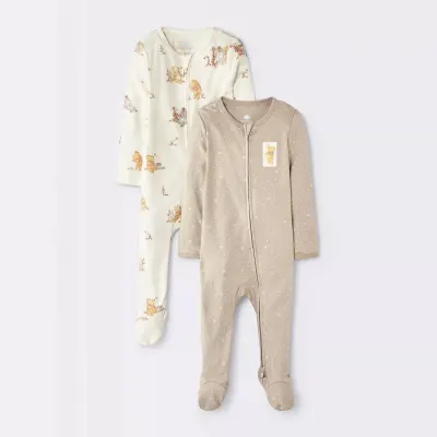 Cloud Island Pack 2 Pyjamas Babygrow Winnie the Pooh pour Bébé