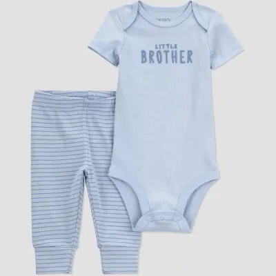 Carter's Just One You Ensemble 2 Pièces Body et Pantalon "Little Brother" Bébé Garçon