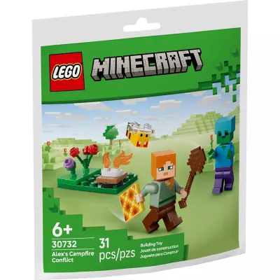 LEGO Minecraft Conflito na Fogueira da Alex 30732