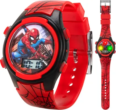 Marvel Homem-Aranha Relógio Digital para Criança