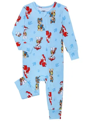 Patrulha Pata Pijama Macacão para Criança - Azul