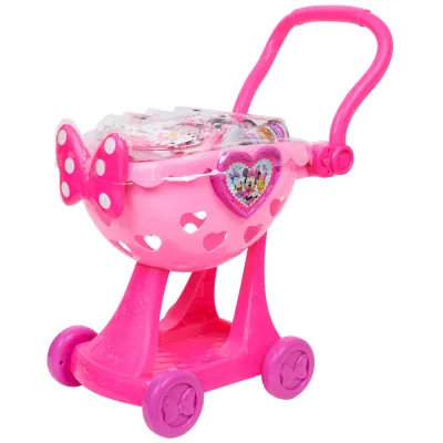 Disney Junior Minnie Mouse Carrinho de Compras com 9 Peças