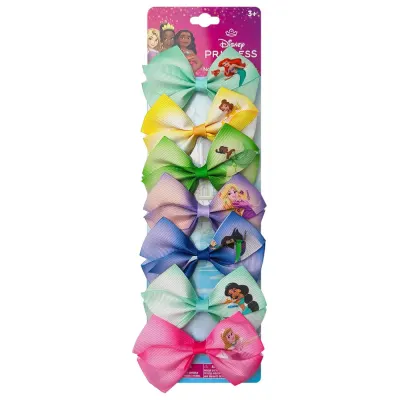 Luv Her Disney Princesas Conjunto 7 Laços de Cabelo para Menina