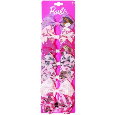 Luv Her Barbie Conjunto 7 Laços de Cabelo para Menina