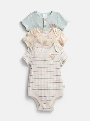 Disney Baby Pack 3 Bodies de Manga Curta Disney Classics