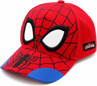Marvel Homem-Aranha Boné 3D para Rapaz Vermelho/Azul