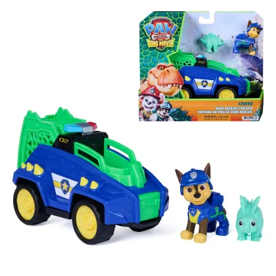 PAW Patrol Dino Cruzador de Resgate do Chase com Figura