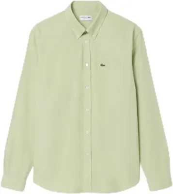 Lacoste Camisa Oxford Regular Fit Manga Comprida Homem Bétula