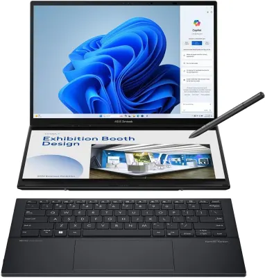 ASUS Portátil Zenbook Duo UX8406 Dois Ecrãs OLED 14" 3K Táteis Intel Core Ultra 9 32GB 1TB