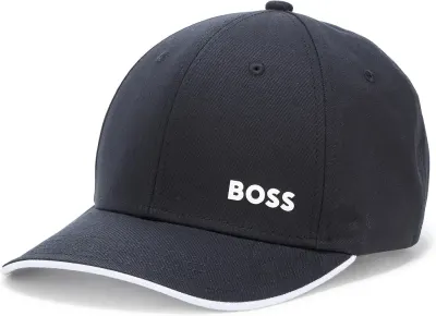 Boss Boné Sarja de Algodão Logótipo Relevo 50519219