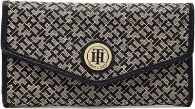 Tommy Hilfiger Carteira Envelope Jacquard Logótipo TH Mulher