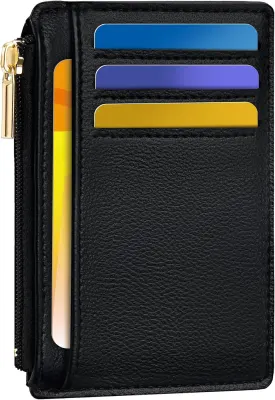 Tipmile Porta-Cartões Slim Proteção RFID Preto Vintage