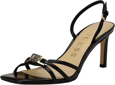 Guess Twilla Sandália de Salto com Tira Calcanhar Preto EU 40.5
