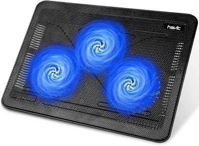 Base de Arrefecimento Havit HV-F2056 com 3 Ventoinhas - Portáteis 15,6"–17"