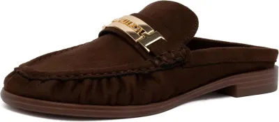 Nautica Mule Microcamsuède Chocolate Femme