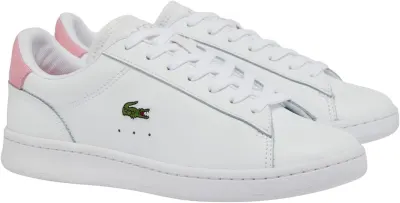 Lacoste Carnaby Set Sapatilhas Mulher Branco/Rosa-Claro