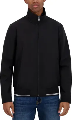 Nautica Casaco Corta-Vento Bomber Leve Homem Preto