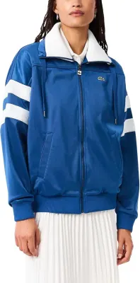 Lacoste Casaco de Treino Jersey Acetinado Azul França SF5260-51