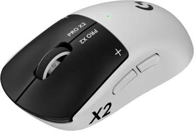 Rato Gaming Sem Fios Logitech G PRO X2 SUPERSTRIKE - HERO 2, Gatilhos Hápticos Indutivos (910-007700) - PC