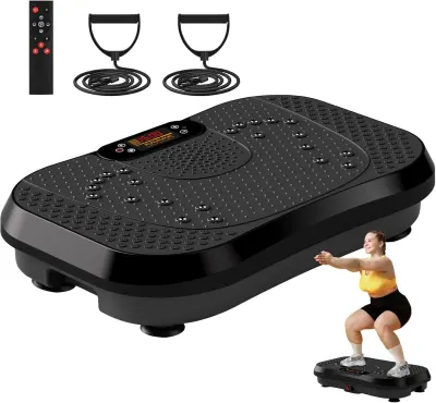 SoftGym Plataforma Vibratória Exercício Drenagem Linfática 120 Velocidades