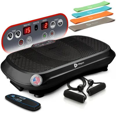 Lifepro Waver Plataforma Vibratória 99 Velocidades 10 Programas Preto