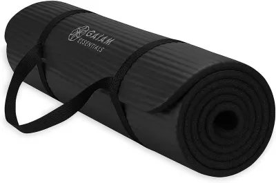 Gaiam Tapete de Yoga 10 mm com Alça de Transporte 05-63322