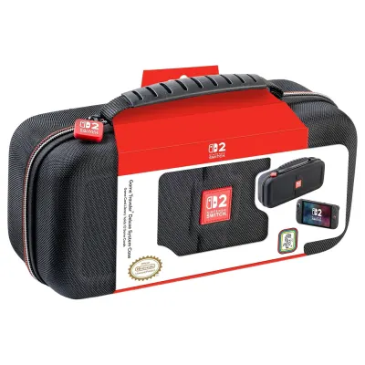 Game Traveler NS230 Estojo de Viagem Deluxe Nintendo Switch OLED Preto