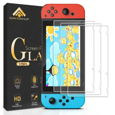 Daydayup Pack 3 Películas Vidro Temperado Nintendo Switch 9H